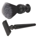 3pcs Trimming Brush Set Black Beard Care Safety Trimming Brushes Kit W FST