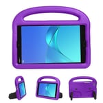 Purppura Yhteensopiva Huawei Mediapad M5 8 Sparrow Style Eva Flat Anti Falling Cover Kanssa Vaaleansininen