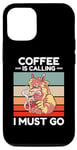 iPhone 12/12 Pro Vintage Llama Coffee Is Calling I Must Go Coffee Lover Case