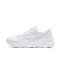 Puma Womens Cilia Trainers Sports Shoes - White Rubber - Size UK 4