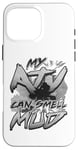 Coque pour iPhone 16 Pro Max ATV Humor Mon VTT peut sentir l'odeur de la boue en tout-terrain 4x4