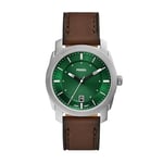 Fossil Men's Analog Quartz Watch with Leather Strap FS6085