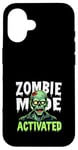 Coque pour iPhone 16 Zombie Apocalypse Humour Humour Humour Undead Quotes Survival Comedy