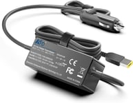 65W Chargeur De Voiture Pour Lenovo Thinkpad T460 T470 T430 T440 T440S T440P T450 T460S T560 E440 Flex 14 15 Yoga 13 Pro Adlx65Sdc2A G50-45 G50-70 G50-80 Dc 12V-24V Adaptateur Secteur