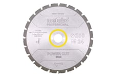 Metabo 628013000, Konstruktionsvirke Med Spik, Trä, 25 Cm, 3 Cm, Tungsten Carbide Tipped (Tct), 2 Mm, 6100 Rpm