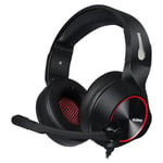 Casque Gamer Pour PS4 PC Laptop NUBWO N11 Casque Casque De Jeu USB Avec Microphone - Noir - Rouge.