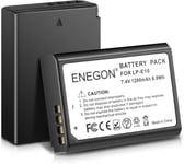 LP-E10 Batterie 1200 mAh (2 pièces) pour Canon LP-E10 et Canon EOS Rebel T3, T5, T6, T7, T100, Kiss X2, Kiss X50, Kiss X70, X80, X90 EOS 1100D, EOS 1200D, EOS 1300D 15000D D 20000 D 3000D 4000D