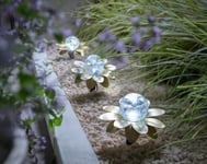 Garden by Sainsbury's Solar 3 Piece Flower Stake Lights