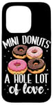 Coque pour iPhone 15 Pro Mini donuts A Hole Lot of Love Mini Donuts