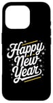 Coque pour iPhone 16 Pro Bonne année, nouvelle année nouvelle fête 2025 Celebrations Party