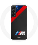 Coque Pour Samsung Galaxy S22 Bmw M Logo Carbone