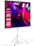 Economy EXS Écran de Projection trépied 120 x 120 cm (67"")|Format 1:1|Home cinéma Beamer Écran de Projection Trépied Écran de Projection LCD LED