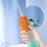 Water Dental Flosser 3 Modes Cordless Oral Irrigator 200ML With 4 Jet Tips For