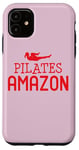 Coque pour iPhone 11 Pilates Amazon - Citation amusante d'entraînement pour les amateurs de fitness