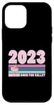 Coque pour iPhone 12 mini Née pour le ballet en 2023, fête d'anniversaire d'une ballerine de style rétro