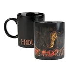 Grupo Erik - Mug Thermoréactif House of the Dragon 350 ml | Tasse en Céramique Thermoréactive Game of Thrones | Mug Café & Thé, Idée Cadeau Geek, Anniversaire ou Noël