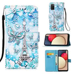 Samsung Galaxy A03s      Designer PU Case      EiffelTower