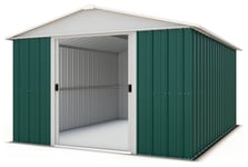 Yardmaster Deluxe Metal Shed with Support Frame - 10 x 10ft