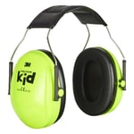 Peltor Kid Earmuffs Neon Green Junior Hearing Protection