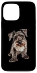 iPhone 13 Pro Max Miniature Schnauzer Chocolate Case