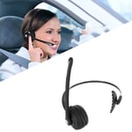 BT Telephone Headset Single Ear HD Adjustable Mic Wireless Business Headphone F