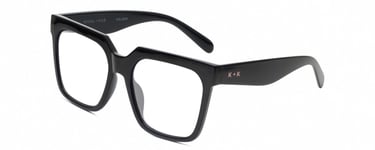 Kendall+Kylie KK5160CE COLLEEN Designer Reading Glasses Gloss Black Square 54mm