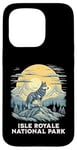 Coque pour iPhone 15 Pro Isle Royale National Park Grey Wolf Vacation Wildlife