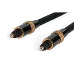 StarTech.com Câble Toslink (SPDIF) Audio Numérique Optique 6 m - M/M (TOSLINK20)