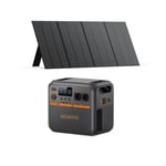 BLUETTI AC270P Professionell elstation med 350W solpanel, 2073,6Wh, 2*AC 2700W Solar Generator Kit