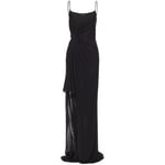 Robe Pinko  Robe Longue Rose Noir