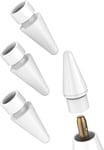 Pointe De Remplacement (Lot De 4) Pour Apple Pencil Embout Stylet Pour Ipad Génération 1Ère 2E Pour Crayon Pen Tips Recharge Accessoires Adaptateur[L652]