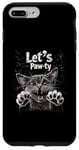 iPhone 7 Plus/8 Plus Let’s Paw-ty Cat Graphic Fun Party Cat Design for Pet Lovers Case