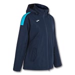 Joma S Anorak Trivor Mixte, Bleu Marine/Turquoise Fluo, S