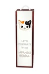 Japansk bobtail - vinlåda med grafik och inskriptionen av märket Art-Dog