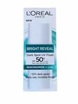 L'Oreal BRIGHT REVEAL Dark Spot UV Fluid SPF 50+ Niacinamide +LHA New