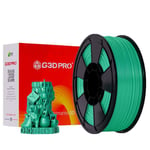 G3D PRO® Filament PLA SILK GLOSSY Vert pour imprimante 3D, 1,75 mm, Bobine de 1 Kg, Précision dimensionnelle ± 0.03mm Vert réséda - RAL 6011