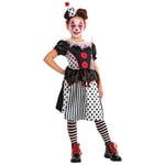 Rubies Déguisement officiel de clown monochrome pour enfant Taille 5-6 ans