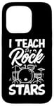 Coque pour iPhone 15 Pro J'enseigne aux stars du rock un professeur de musique drôle