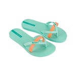 Ipanema Kirei Kids Flip-Flop, Green/Orange, 30 EU