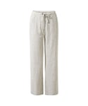 Craghoppers Womens/Ladies Linah Striped Lounge Pants (Cool White/Navy) - Off-White - Size 8 UK