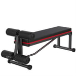 FQCD Adjustable Weight Bench Home Gym Weight Lifting & Sit Up Abdominal Bench Flat Exercise Workout Bench