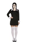 Ladies' Scary Daughter Wednesday Addams Halloween Fancy Dress Costume