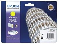 Epson 79XL Leaning Tower Of Pisa Yellow Genuine, XL High Yield Ink Cartridge Dur