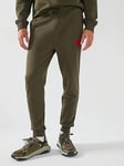 HUGO Doak Red Patch Logo Joggers - Dark Green, Dark Green, Size 2Xl, Men