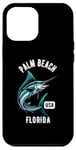 Coque pour iPhone 12 Pro Max Motif Palm Beach Floride USA Fishing