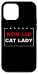 Coque pour iPhone 12 mini Non-Lib Cat Lady – Funny Anti-Woke USA