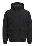 JACK & JONES Men's Jjchamp Bomber Jacket, Schwarz, L