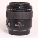 Panasonic Used Leica DG Macro-Elmarit 45mm f/2.8 ASPH MEGA O.I.S. Lens