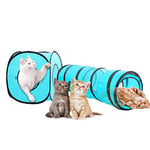 ALL FOR PAWS Pawise Tunnel et Cube Pliable pour Chat - pour intérieur et extérieur