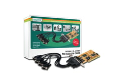 Digitus Pci Serial Interface Card, Pci, Brun, Sun1889, 0,9 Mbit/S, Kabel, Win Ce/98Se/Me/Nt/2000/Xp/2003/Vista Linux Dos